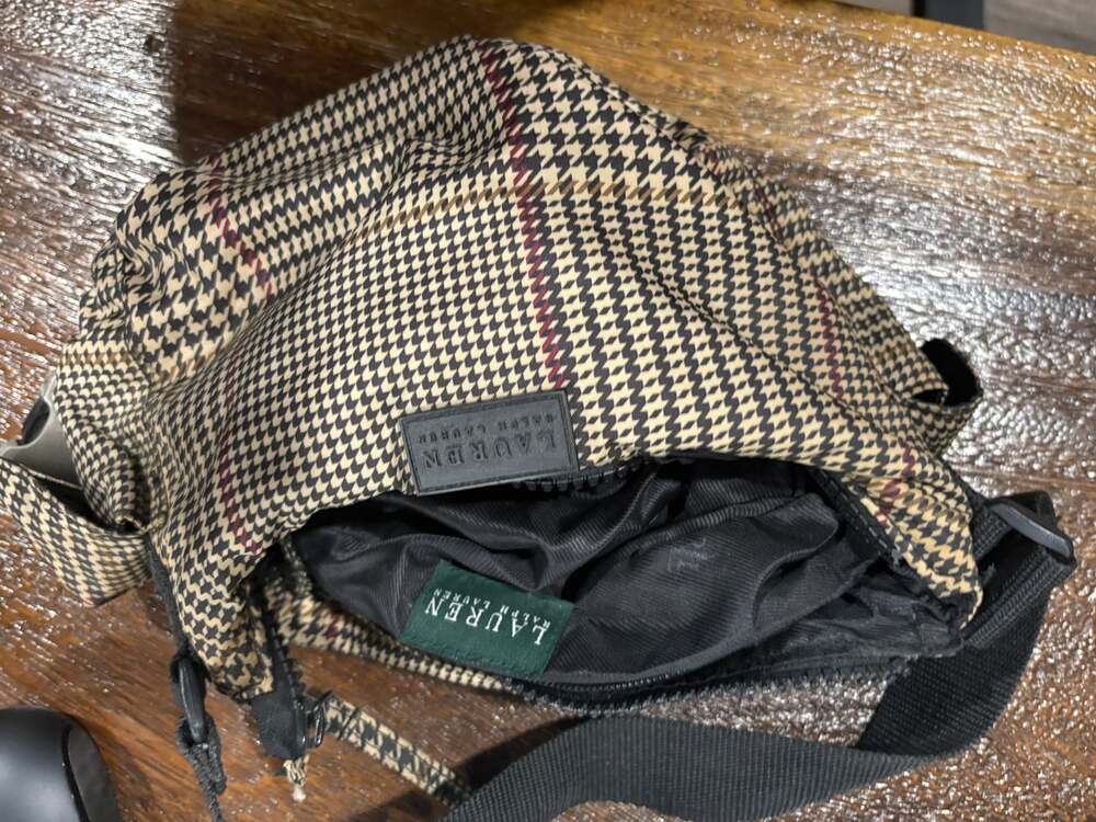 Lauren Ralph Lauren Houndstooth Duffel Bag Fanny Pack Set Travel bags - Picture 5 of 7